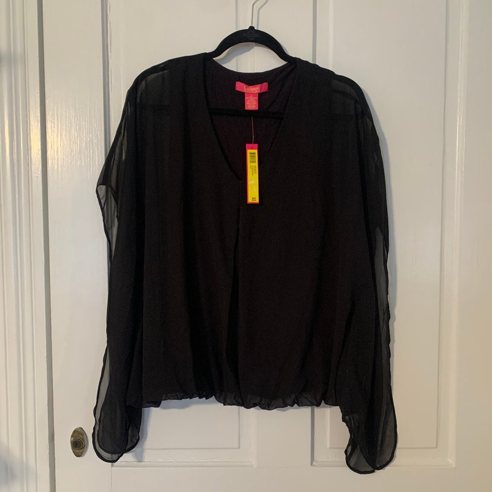 CATHERINE MALANDRINO | NWT Women's Lined Black Tank | Size Small